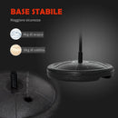 Punching Ball per Bambini con Guantoni Altezza Regolabile Rosso e Nero