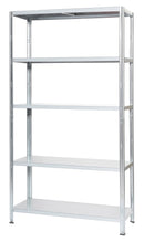 Scaffale in Metallo 5 Ripiani 100x40x187 cm Grigio Nuvolato 