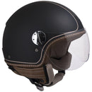 Casco Jet per Scooter Visiera Sagomata CGM Santa Monica 109V Nero Opaco 