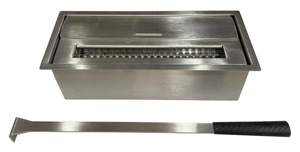 sconto Bruciatore a Bioetanolo per Camini 1,5L 28x12,5x8,5 cm in Acciaio