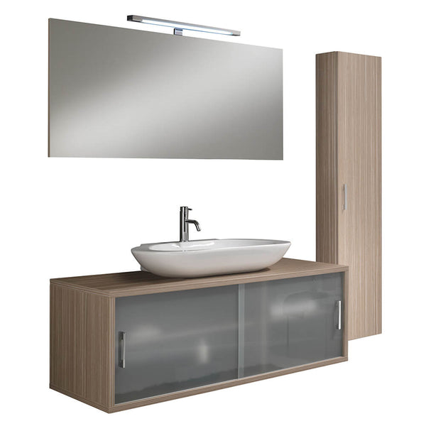 acquista Mobile da Bagno sospeso Giava 06 Legno Crema TFT