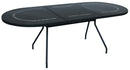 Tavolo da Giardino Allungabile 160/220x95x76 cm in Acciaio RD Italia Reef 160 Antracite