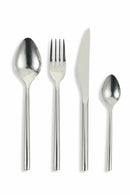 Servizio Set di Posate 24 Pezzi in Acciaio Villa d'Este Home Tivoli Times Silver Lucido