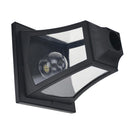 Lampione da Giardino Led a Energia Solare Nero 182.5 cm 
