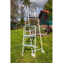 Piscina Rotonda Fuori Terra Ø460xh120 cm in Acciaio e PVC Gre Finlandia