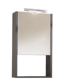 Specchiera 1 Anta in Melaminico 52x18x75cm TFT Giava Pino Grigio