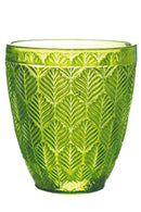 Set 6 Bicchieri Acqua in Vetro 300 ml Villa d'Este Home Tivoli Bali Leaf