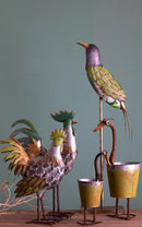 Uccello Metallo H 86,5 cm