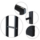 Portalegna Supporto Metallo Porta Legna Interno Legnaia Camino Stufa 150x80x25cm