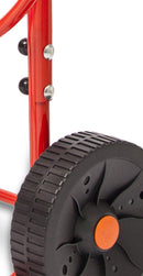 Carrello Avvolgitubo Manuale 80 mt in Acciaio Agrati Rosso