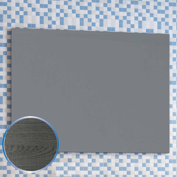 prezzo Specchiera da Bagno in Legno Rovere Segato 80X60cm Fosterberg Porto 1