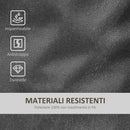 Set 4 Piedistalli Zavorra per Ancoraggio Gazebo con chiusura a Velcro Nero