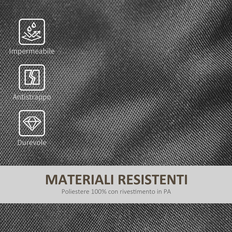 Set 4 Piedistalli Zavorra per Ancoraggio Gazebo con chiusura a Velcro Nero