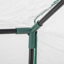 Mini Serra da Giardino con 2 Finestre 119x60x60 cm Copertura PVC Anti-UV Trasparente