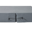 Scaletta per Cani Materassino 2 in 1 45x39x20 cm in PU e Gommapiuma Grigio