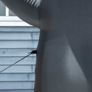 Pinguino Gonfiabile H243 con Luci LED Bianco e Nero