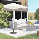 Base per Ombrellone da Giardino Ø54,5 cm 19 Kg in Resina con Finiture in Bronzo