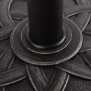 Base per Ombrellone da Giardino Ø54,5 cm 19 Kg in Resina con Finiture in Bronzo