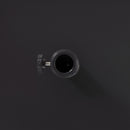 Base per Ombrellone da Giardino Ø45 cm 18 Kg in Plastica Effetto Rattan Nero