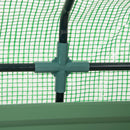 Letto per Orto Fioriera 127x95x92 cm in Acciaio con Copertura Verde