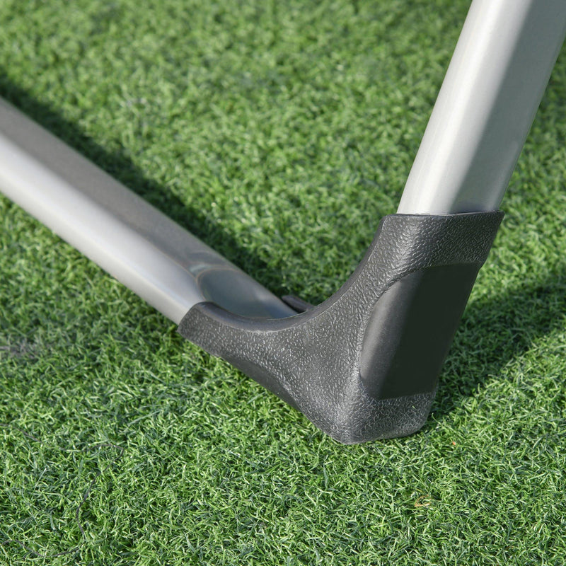 Sedia Sdraio Pieghevole da Giardino 90x65x110 cm con Schienale Reclinabile e Materassino Grigio Scuro