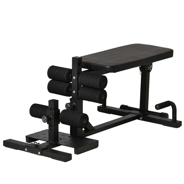 acquista Panca Fitness per Squat 3 in 1 Altezza Regolabile Panca Inclinabile Nera
