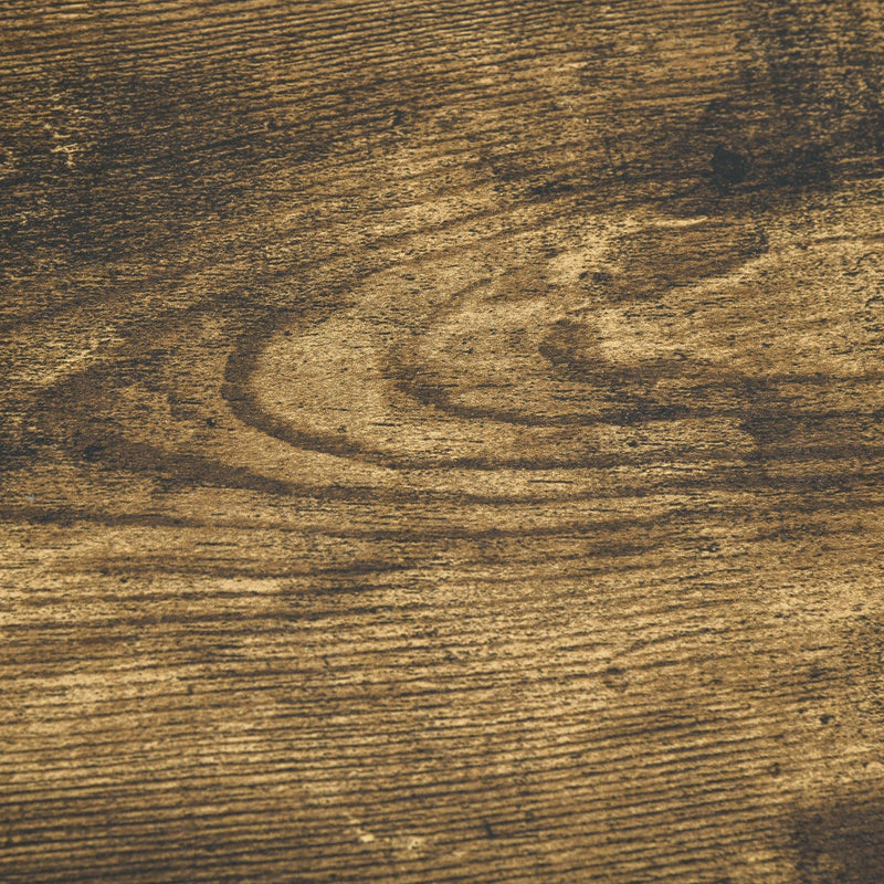 Scrivania da Ufficio 120x60x75 cm in Legno e Metallo Marrone Rustico