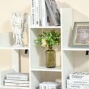 Libreria ad Albero 96x30x150 cm 13 Ripiani Bianco