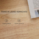Carrello da Cucina Portaspezie a 3 Livelli e 4 Ruote 89x45x89 cm in MDF e Truciolato Bianco