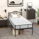 Materasso Memory e Molle Singolo 80x190 cm H20 Bianco