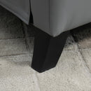 Poltrona Relax Manuale Reclinabile in Similpelle Grigio