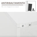 Credenza Moderna con Mensole 97x35x83 cm in Legno truciolare Bianco