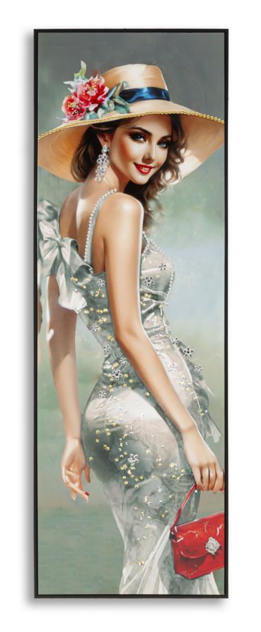 acquista Dipinto su Tela Laccato Elegant con Cornice 52x4,5x152 cm in Pino e Tela e Plastica