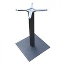 Base per Tavolo da Giardino 30x30x77 cm  in Acciaio Nero