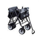 Carrello Portattrezzi da Giardino in Metallo Atlantic 117x50x52 h cm in Acciaio Grigio