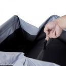 Carrello Portattrezzi da Giardino in Metallo Atlantic 117x50x52 h cm in Acciaio Grigio