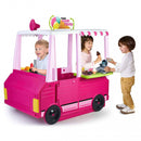 Casetta Gioco per Bambini Food Truck 130x108xh 134,5 h cm in Plastica Multicolor