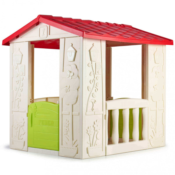 acquista Casetta Gioco per Bambini Happy 80x94x100 h cm in Plastica Multicolor