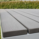 Set Bar Tavolo e 4 Sgabelli Sirio in Alluminio Bianco