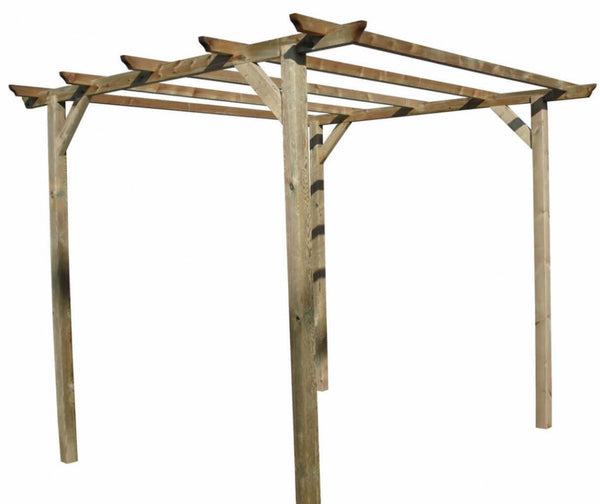 online Pergola 300x300x250 h cm in Legno Marrone
