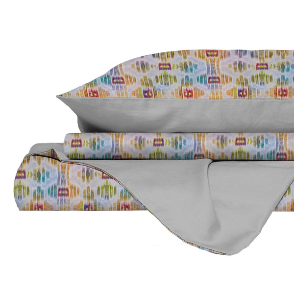 Copripiumino Matrimoniale con Federe Stampato in Puro Cotone Galax acquista