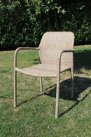 Poltrona Azore 56x59x82 h cm in Wicker Marrone