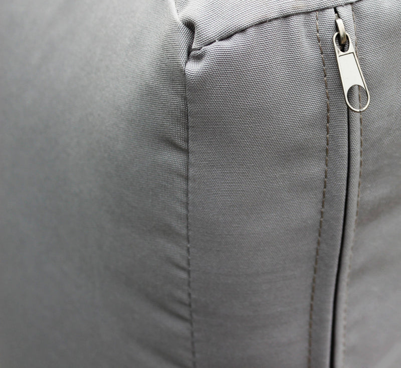 Salotto Angolare Tokyo con Cuscini in Alluminio Antracite