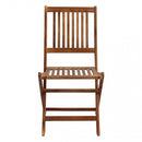 Sedia da Giardino Pratika Senza Braccioli 46x59x94 h cm in Legno Marrone