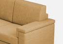 Divano 2 Posti 148x85x85 cm Marrak in Tessuto Ocra