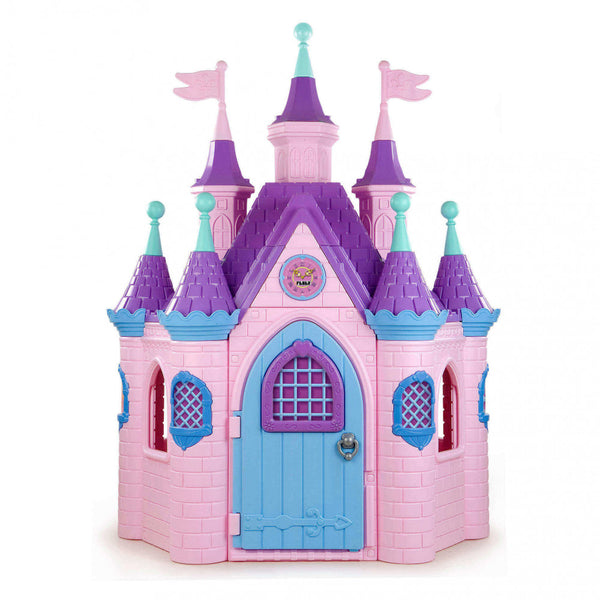 acquista Casetta Gioco per Bambini Super Palazzo 123x100x102 h cm in Plastica Multicolor