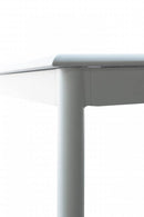 Tavolo Allungabile Maracaibo 160/240x90x76 h cm in Alluminio Bianco