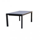 Tavolo Allungabile Waikiki 162/242x100x74 h cm in Alluminio Antracite