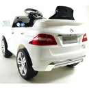 Macchina Elettrica per Bambini 6V 2 Posti con Licenza Mercedes ML Bianco
