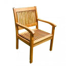 Poltrona Large 58x62x88 h cm in Legno Marrone